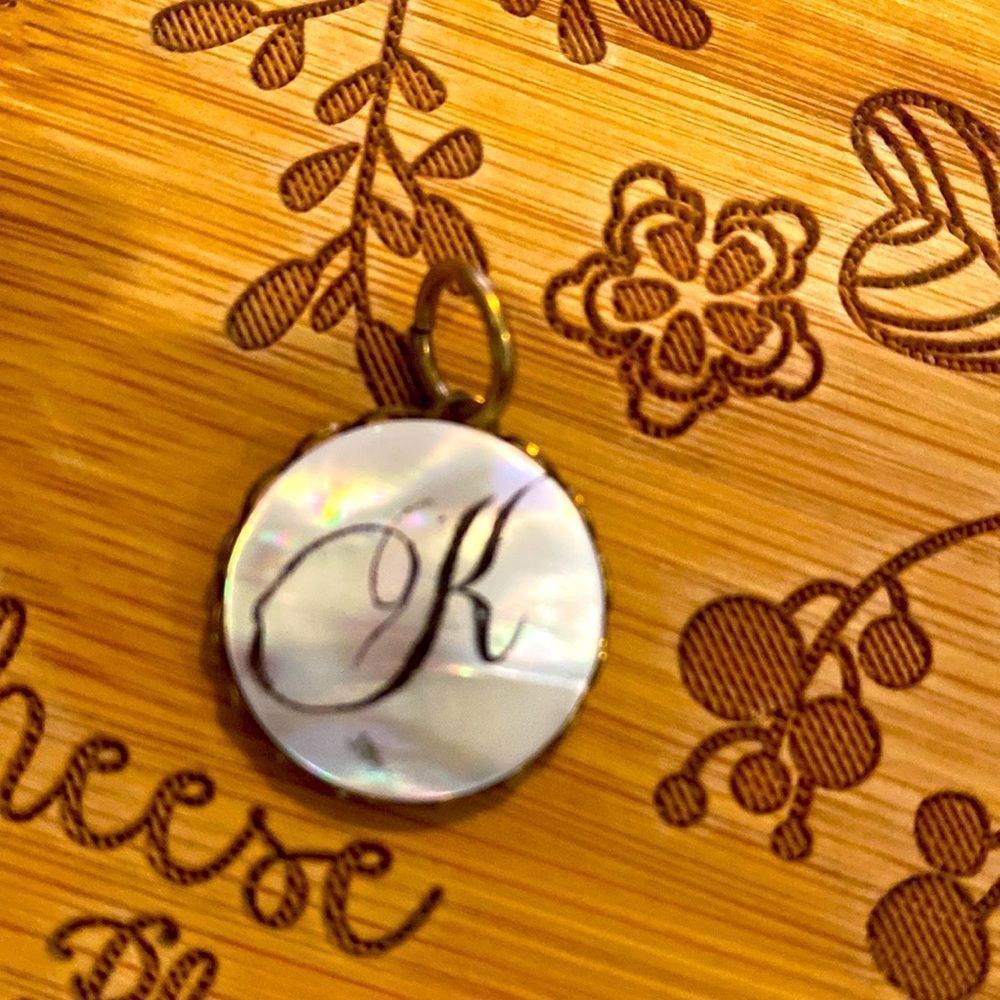 NWOT “K” Necklace Pendant